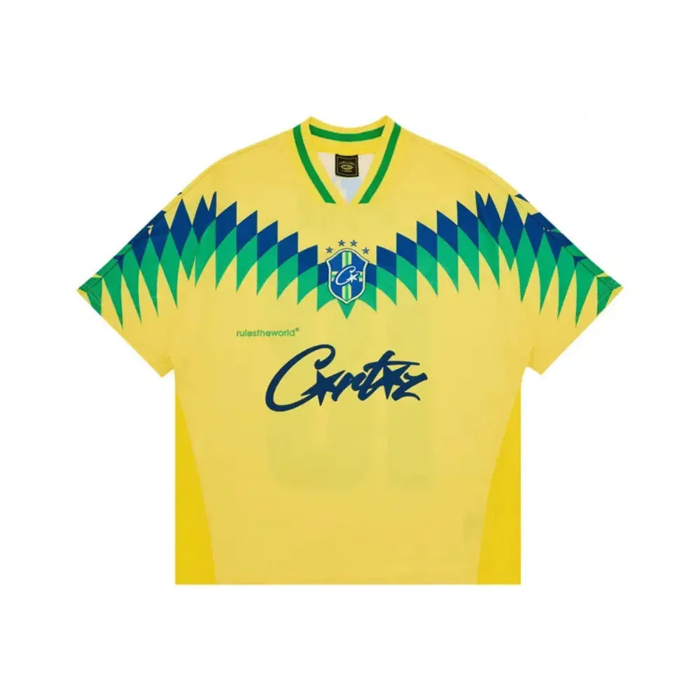 Camiseta Corteiz Club America Jersey Brasil Yellow