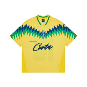 Camiseta Corteiz Club America Jersey Brasil Yellow