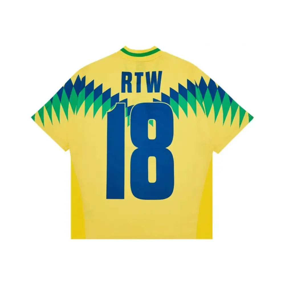 Camiseta Corteiz Club America Jersey Brasil Yellow