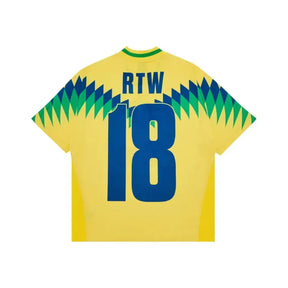 Camiseta Corteiz Club America Jersey Brasil Yellow